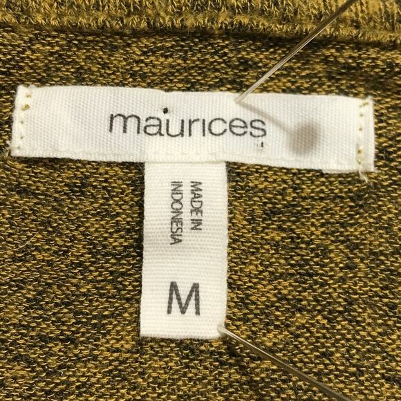 Maurices Multicolor Striped V-Neck ¾ Sleeve Women Sweater M - Picture 3 of 6
